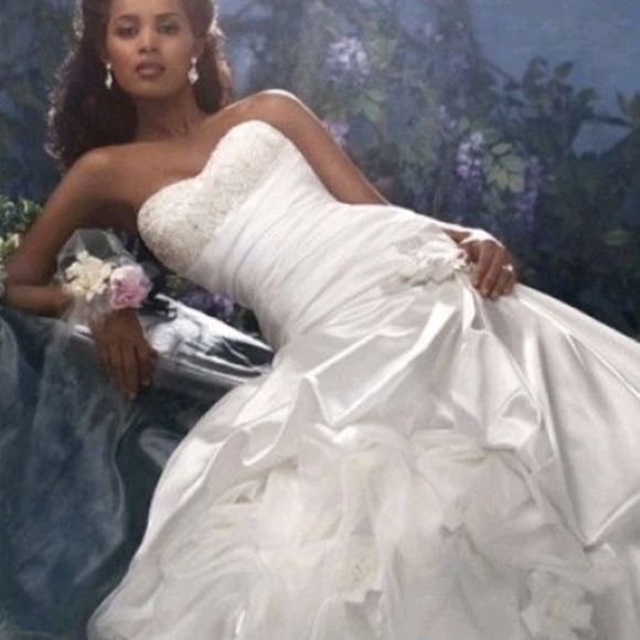 Alfred Angelo Dresses & Skirts - Alfred Angelo Disney Princess Tianna Wedding Dress size 10 NWT